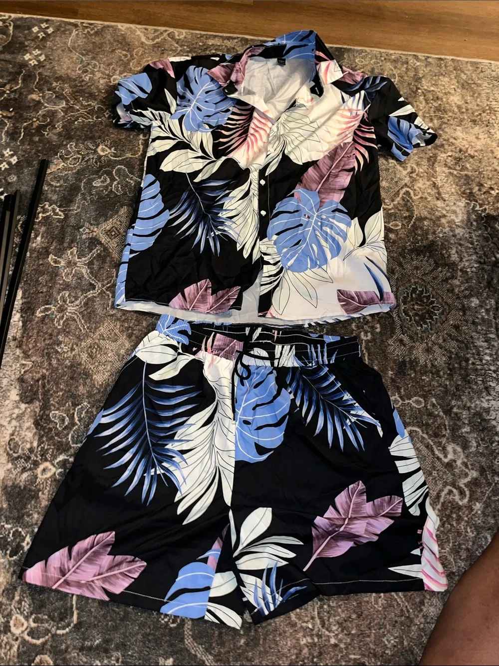 Mens 2 piece short set